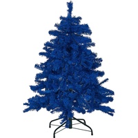 Beliani Weihnachtsbaum 120 cm blau Farnham