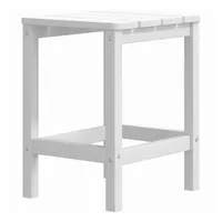 VidaXL Adirondack-Gartentisch 45 x 38 x 14 cm Weiß