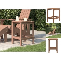 VidaXL Adirondack-Gartentisch Braun 38x38x46 cm HDPE