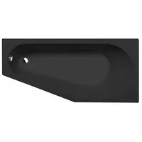 HAK TIGRA asymmetrische Badewanne 170x80x46cm, rechts,