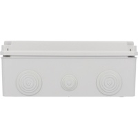 Unitec Aufputz- Abzweigdose IP65, mit Schraubdeckel, 241 x 180