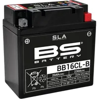 BS Battery Bb16cl-b Agm-batterie - Black - One Size