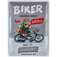 Nostalgic-Art Blechschild, Mehrfarbig, Metall, Rechteckig, 30x40x0.2 cm Dekoration, Skulpturen