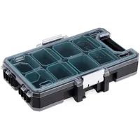 Navaris Kleinteile Organizer Sortierkasten wasserdicht - 22,7x38,5x8cm - herausnehmbare