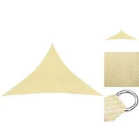 VidaXL Sonnensegel 160 g/m2 Beige 2,5x2,5x3,5 m HDPE