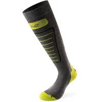 Lenz 1.0 Skiing Socken, grau-gelb, Größe 35 36 37