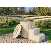 FinnTherm Cold Tub 100 x 100 cm Braun