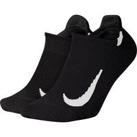 Nike Multiplier Running No-Show-Laufsocken Black/White 34-38