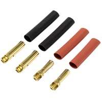 Reely RE-6534189 Akku Stecker 4mm vergoldet 2 Paar