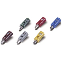 Kahlert Licht Modellbahn Stecker 2.6 mm 100 St. Blau,