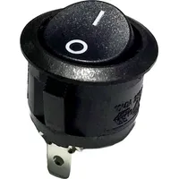 TRU Components 700185 Wippschalter R13-112A B/B 0-I 250 V/AC