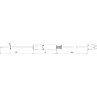 Greisinger GES21-K-1-NT-L01-T Lebensmittelfühler -50 bis +250 °C Fühler-Typ K