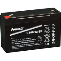 Exide Powerfit S306/12 SR Blei Akku mit Faston 6,3