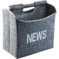 Locker Zeitungsständer »NEWS« faltbar grau