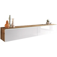 P & B Lowboard ca. 180x30 cm mit LED