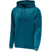 Hummel Core XK Poly Hoodie Bau Blue Coral S