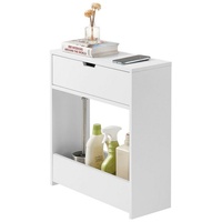 SoBuy Nischenregal mit 1 offener Ablage und 1 Klappe