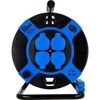 REV Ritter REV Leertrommel Kunststoff, IP44 schwarz/blau