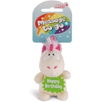 NICI 42722 Einhorn Theodor Happy Birthday 8cm mit Loop