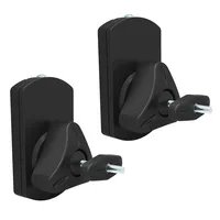 Ricoo 2er Set Lautsprecherwandhalterungen LH038-B, Universale Boxen Wandhalterung, Lautsprecherhalterung,
