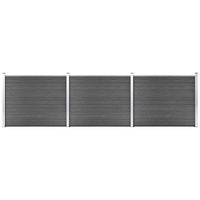 VidaXL WPC Sichtschutzzaun Element Set 526 x 146 cm