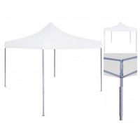 VidaXL Profi-Partyzelt 48860 2,91 x 2,91 m weiß faltbar