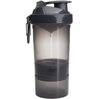 SmartShake Unisex – Erwachsene O2GO Trinkflasche, grau, 600ml