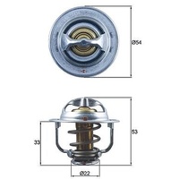 Mahle Thermostat, Kühlmittel TX17989D]