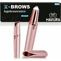 MAVURA X-BROWS Augenbrauenrasierer Gesichtshaarentferner Augenbrauentrimmer