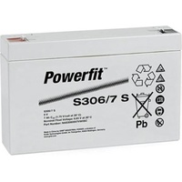 Exide Powerfit S306/7 S Blei Akku mit Faston 4,8