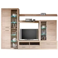 HBZ-Meble Wohnwand Can Can 5 Anbauwand, Holzdekor, Sonoma, (B/H/T)