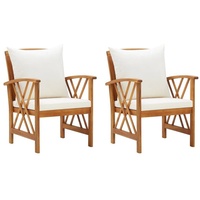 VidaXL Gartenstuhl 65,5 x 65,9 x 42,3 cm braun