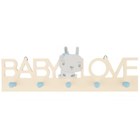 Bieco Garderobenhaken Bieco Garderobe Kinder Love 5 Kleiderhaken Wandgarderobe