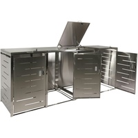 Mendler Mülltonnenverkleidung E83 für 4 Tonnen 117 x 263