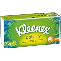 Kleenex Kleenex® Taschentücher balsam 4-lagig weiß, 12x 9 Tücher