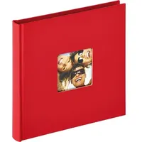 Walther Fun rot 18x18 30 schwarze Seiten Buch FA199R