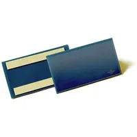 Durable Etikettentasche B150xH67mm blau selbstkl.50St./Pack DURABLE