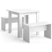 Vicco Esstisch Set Sentio 80 x 80 cm mit