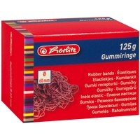 Herlitz Gummiringe 60mm rot 125g