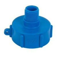Bradas IBC Adapter S60x6 mit 3/4" AG Schraubkappe Deckel