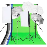 VidaXL Fotostudio-Beleuchtung Set
