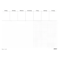 RNK Schreibunterlage Office weiß Papier 60,0 x 42,0 cm,