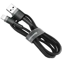 Baseus Cafule USB Lightning Kabel 2,4A 1m Grau/Schwarz