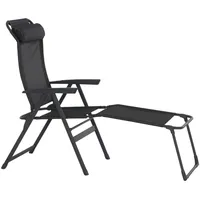 Siena Garden Camping Fußteil Comfort Anthrazit 65 cm x