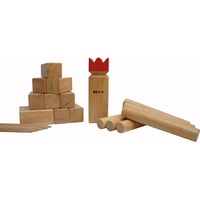 Bex Kubb Pro Rubberwood mit Red King