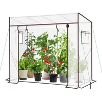 Sekey Gewächshaus Tomatengewächshaus 200x170x77 cm, Begehbarers Tomaten Gewächshaus Foliengewächshaus