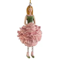 ROSEMARIE SCHULZ Heidelberg Elfen-Dekofigur Pfingstrose zum Hängen Flower Fairy