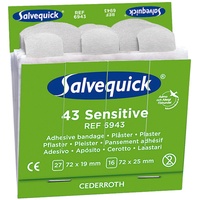 Salvequick Nachfüllpackung 6x43 Pflaster Sensitive