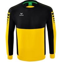Erima Six Wings Sweatshirt gelb/schwarz 152