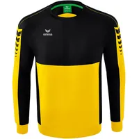 Erima Six Wings Sweatshirt gelb/schwarz 128